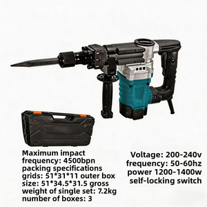 <span class=keywords><strong>Marteau</strong></span>-<span class=keywords><strong>piqueur</strong></span> <span class=keywords><strong>électrique</strong></span> portatif hexagonal robuste 2000W 220V, résistant à la chaleur, pour démolition industrielle et brisage de murs - Product Image 5