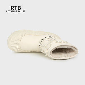 รองเท้าบูทแฟชั่นฤดูหนาวพร้อมขนภายในที่ทำจากโฟม EVA น้ำหนักเบา - Product Image 5