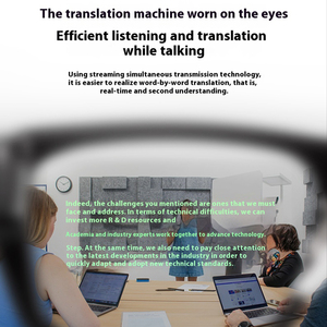 INMO Go <span class=keywords><strong>2</strong></span> <span class=keywords><strong>AR</strong></span> 스마트 번역 안경 음성 자막 음성 텍스트 오프라인 번역 지원 연결된 모바일 폰 통화 - Product Image 4