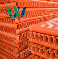 Tuyau flexible haute pression en C-PVC durable pour la protection des câbles haute tension, résistant aux hautes températures et ignifuge