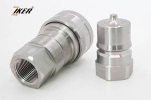 HANSEN <span class=keywords><strong>PARKER</strong></span> accoppiamento a sgancio rapido idraulico SS 304 1/2 ''NPT ISO 7241-B - Product Image 3
