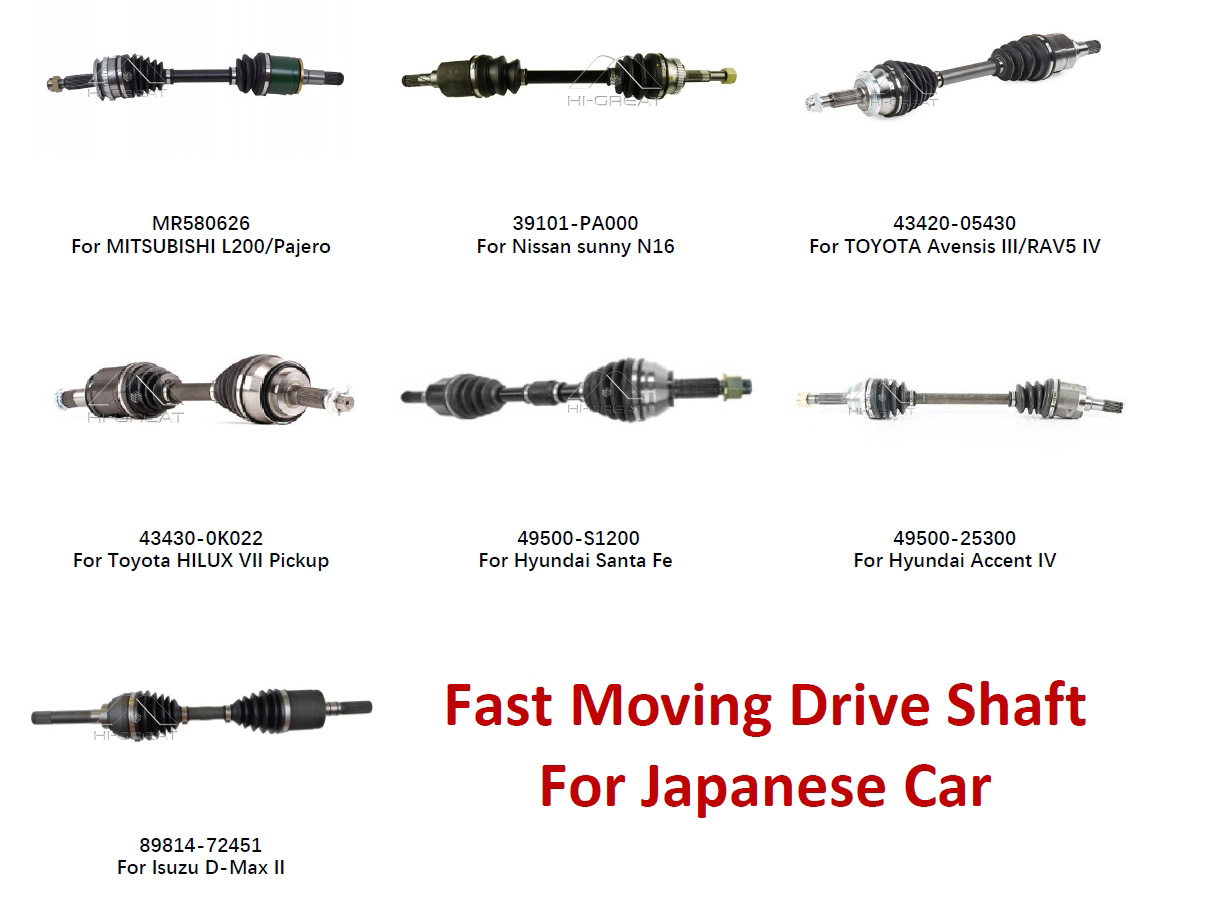 Car Parts Drive Shaft 39100-3JA3B Drive Axle Assembly for NISSAN