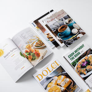 Magazine brillant personnalisé de haute qualité et <span class=keywords><strong>livre</strong></span> Photo pour adultes impression qualité broché et couverture rigide <span class=keywords><strong>recette</strong></span> <span class=keywords><strong>livre</strong></span> de cuisine papier matériel - Product Image 4