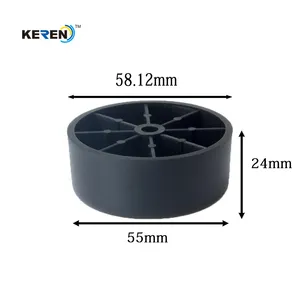 24hmm Round Adjustable Furniture Feet Bed Legs China Sofa Plastic Legs Suppliers