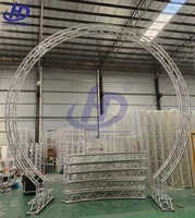 Arco de Aluminio para Iluminación, Estilo Moderno para Interiores y Exteriores, Arco Circular para Bodas