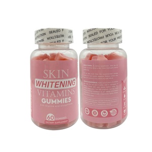 Özel etiket yoğun beyazlatma Gummies diyet takviyesi Anti-Aging zenginleştirici <span class=keywords><strong>C</strong></span> vitamini siyah cilt güzellik kapsülleri için - Product Image 4