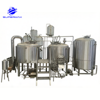 Machine de brassage d'alcool personnalisée à 2 cuves, en acier inoxydable SUS304, facile à utiliser, cuves de fermentation pour brasserie artisanale