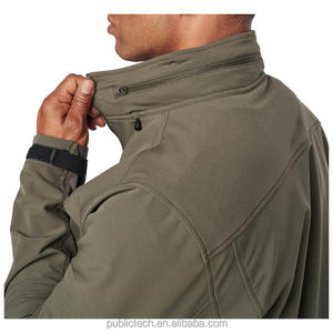 Chaqueta táctica cortavientos impermeable transpirable con logotipo personalizado para exteriores de fábrica para hombres - Product Image 3