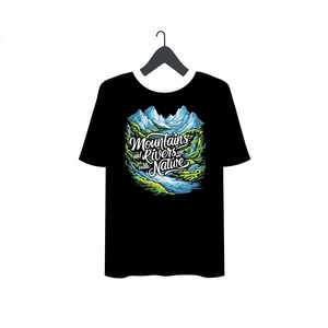 T-shirt col rond pour homme en coton 100% personnalisé avec logo en gros - Product Image 6