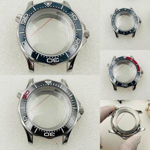 Nouveaux accessoires de montre en acier inoxydable de 42 mm avec boîtier NH35, montre de plongée, lunette en céramique, mouvement NH36/NH35/4R 35/4R36, diamètre du boîtier - Product Image 2