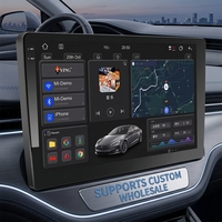 7870 Universal 2K Android 13 2.7GHz Wireless CarPlay Layar Terpisah Navigasi Dashboard Radio Multimedia GPS Terintegrasi Portabel