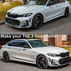 Splitter Anteriore e Alette Laterali in Fibra di Carbonio Resistente alle Intemperie Stile Acy, Parti Personalizzate per BMW G20LCI G21LCI 23-26 - Product Image 1