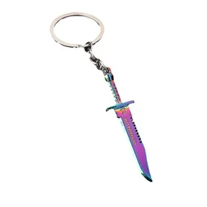 Llavero Metálico <span class=keywords><strong>de</strong></span> Armas Periféricas <span class=keywords><strong>de</strong></span> Valorant, Mini Modelo para Hombres y Mujeres, Llavero para Bolsa, Espada, Anime, Juguetes para Niños, Colgante Decorativo para Coche, Regalo - Product Image 6