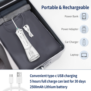 H2ofloss 2023 Das neueste Modell Water <span class=keywords><strong>Flosser</strong></span> 5 Modi 240ML 300ML Portable Oral Cleaner Zahn wasser <span class=keywords><strong>flosser</strong></span> Munds pülung - Product Image 3