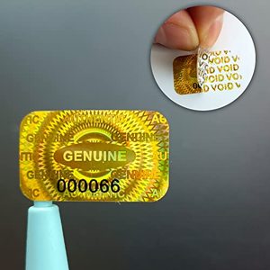 Tùy Chỉnh Kim Loại Dán Ba Chiều 3D Dán Ảnh Ba Chiều Nhãn Laser Ba Chiều 2.5X1.5Cm Số Nối Tiếp Dính Nhãn - Product Image 6