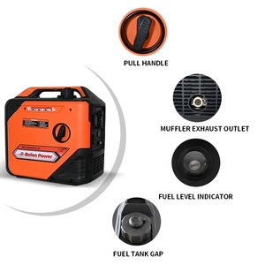 Generador Portátil de Gasolina 220/230v, 3/3.3kw, Silencioso, para Casa, Monocilíndrico, 4 Tiempos, Refrigeración por Aire Forzado - Product Image 4
