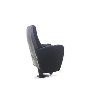 Sillas de cine plegables de película de tapicería de tela de lujo modernas hechas en China con portavasos a la venta - Product Image 3