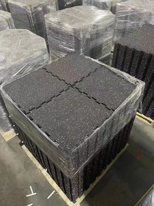 พื้นยางกันลื่นในร่มสำหรับยิม ผลิตจากยาง EPDM ทนไฟ แบบประกบกันได้ - Product Image 4