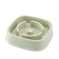 Gamelle anti-étouffement durable pour animaux de compagnie, à alimentation lente, design tourbillon, pour chiens et chats