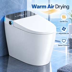 Trouvez des toilettes intelligentes électriques modernes similaires avec siège chauffant, bidet automatique et télécommande - Product Image 1