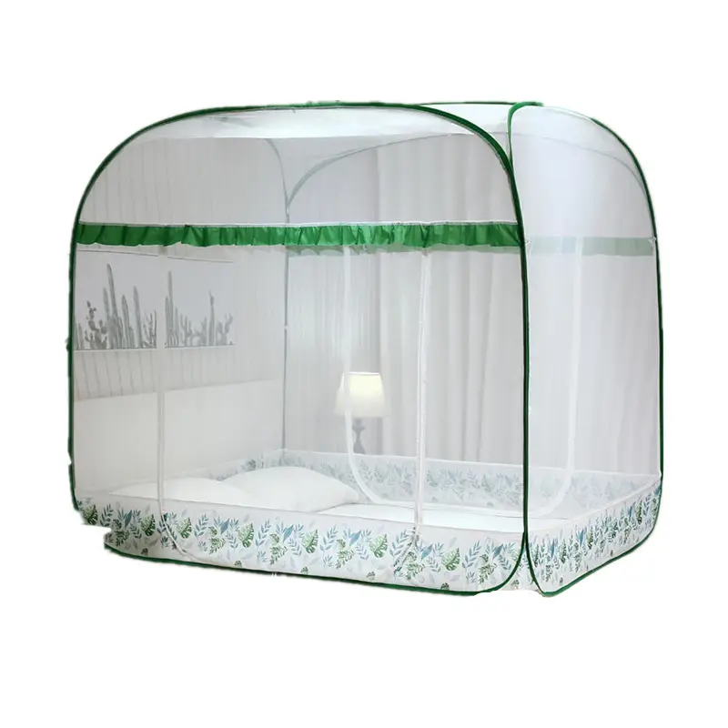 Dễ Dàng Lắp Đặt Và Rửa Pop Up Bed Net Tent Với Dưới Gấp Thiết Kế Giường Tán Cho Phòng Ngủ Ngoài Trời Chuyến Đi Muỗi Net