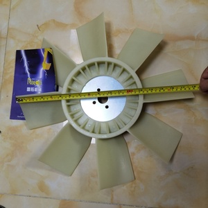 ใบพัดลมไนลอนคุณภาพสูง 8 ใบ รุ่น YM123910-44731 สำหรับเครื่องยนต์รถแบคโฮ WB140-2 WB97S-2 อะไหล่ใบพัดลมระบายความร้อน 123910-44731 - Product Image 4