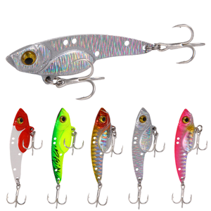 Nouveau longue coulée leurre appât vibrant serpent Dragon dent VIB métal sang rainure crochet Topmouth Culter eau douce mer pêche <span class=keywords><strong>carpe</strong></span> - Product Image 6