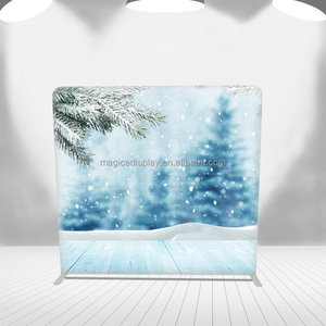 8x8ft 10x10ft funda de almohada de nieve tela de tensión soporte de fondo fotomatón telón de fondo para decoración de fiesta - Product Image 3