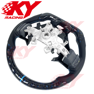 พวงมาลัยรถยนต์สไตล์สปอร์ตคาร์บอนไฟเบอร์แบบฟอร์จ LED สำหรับ Dodge Ram 1500 2500 3500 TRX - Product Image 3