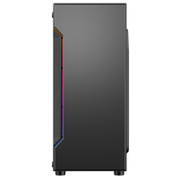 Hongyi Gamer Micro ATX/ATX CASE Vertical SPCC HD Audio ARGB Panneau lumineux avec ventilateur RVB Tours PC pour ordinateurs de jeu