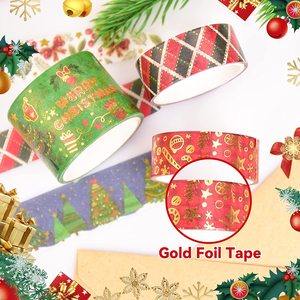 Băng Dính Washi In Lá Tùy Chỉnh Băng Trang Trí Cho Nghệ Thuật, Đồ Thủ Công Tự Làm, Tạp Chí, Kế Hoạch, Sổ Lưu Niệm - Product Image 5