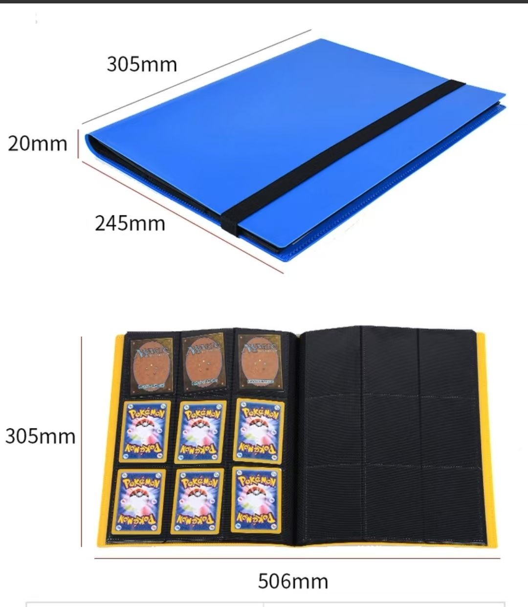Durable Construction Large Capacity 360 Trading Card Holder Plastic POKE  MON TCG Collection| Alibaba.com