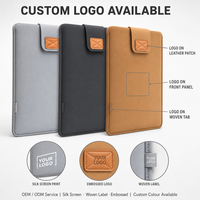 Housse pour ordinateur portable en néoprène, étui pour tablette, pochette de protection, étui pour ordinateur portable avec rabat à boucle pour le bureau, les déplacements et les voyages