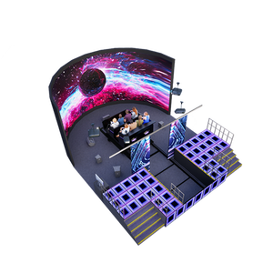Cinéma de vol de plate-forme électrique de mouvement de cinéma d'orbite de l'usine 9D VR de Guangzhou pour le parc d'attractions - Product Image 2