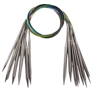 เข็มถักพลาสติกแบบวงกลม-ชุดเย็บผ้าแบบพกพาดีไซน์เรียบง่าย - Product Image 4