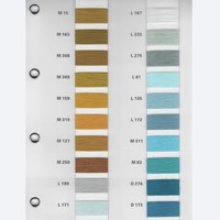 Fil teint Yunzhou Ne32/1 100% Coton Peigné Compact Absorbant l'humidité Fil à chaussettes filé à l'anneau Couleurs au choix Égalité de la teinte 12 Fil brut