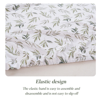 Couverture de drap de lit pour enfants en polyester tricoté drap de lit de bébé doux avec ensemble de literie portable technique tissé