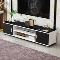 Meuble TV Moderne Minimaliste Lumière Luxe Table Basse Combinaison Salon, Chambre Meuble TV Économique