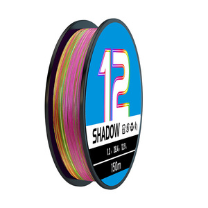 Línea de pesca trenzada Shadow 12 Strand de PE de color, 150 m, alta resistencia, para pesca con señuelos - Product Image 1