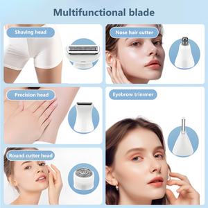 Set de Depilación 5 en 1 para Mujer, Resistente al Agua IPX7, Recortadora de Vello Púbico, Recortadora de Vello para Partes Íntimas - Product Image 5