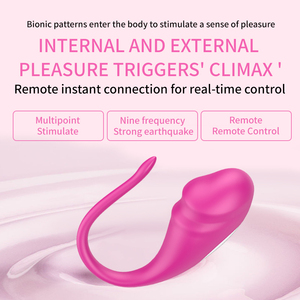 アプリ操作の遠隔操作カップルバイブレーター、シリコン製クリトリスバイブレーター、着用可能なパンティーバイブレーター、女性用大人のおもちゃ - Product Image 6