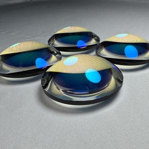 Lentille convexe de noircissement à double bord convexe personnalisée OEM - Product Image 4