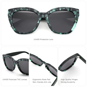 2025 yeni Trendy lüks kelebek polarize güneş gözlüğü moda kalın çerçeve asetat güneş gözlüğü sürüş UV400 koruma lady için - Product Image 3