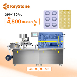 DPP Automatic Packaging Tablet Capsule Flat Plate <b>Strip</b> Sealing Alu <b>PVC</b> Forming Blister Packing Machine Price For Sale - Product Image 1
