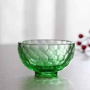 Cuenco de cristal transparente colorido para el hogar, adorno de Buda, cuenco de cristal para las siete ofrendas y el agua bendita - Product Image 6