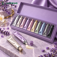 Tube de parfum solide en aluminium profond avec bouchon à vis fileté, assortiment pour commande d'exportation, emballage de couleur personnalisée, emballage de fourniture et de test