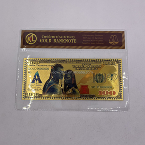 ธนบัตรฟอยล์ชุบทอง24K <span class=keywords><strong>ตั๋ว</strong></span>100สะสมลายอวตารภาพยนตร์แบบกำหนดเอง - Product Image 3