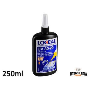 Adhesivo UV Loxeal 30-20, rápido y claro, para vidrio y cristal. - Product Image 2