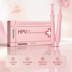 Gel Ginecológico Anti-HPV OEM 3g x5 con Extracto de Plantas, Gel de Cuidado Íntimo Femenino para la Protección de la Salud Vaginal - Product Image 1