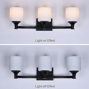 Lámparas de Pared de Diseño Moderno con Cuerpo de Metal y Vidrio, Control de Interruptor, 2700K, Iluminación Interior de Alta Calidad - Product Image 3